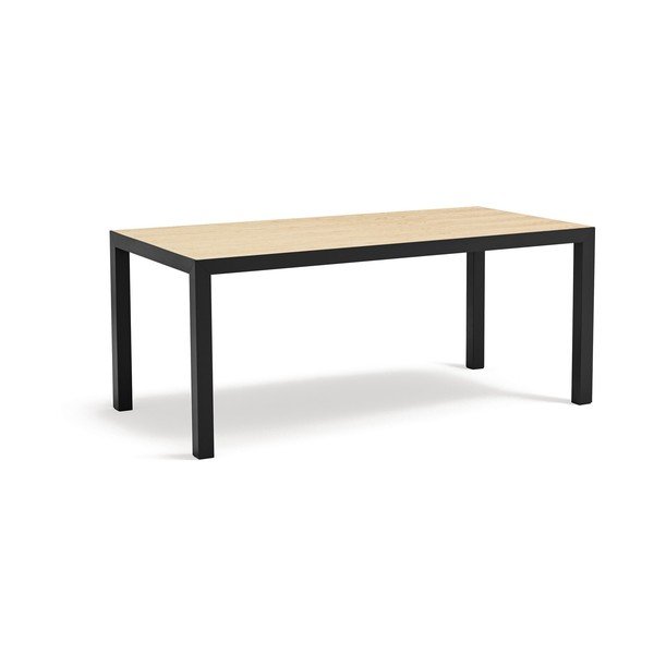 Stół z blatem z drewna dębowego 75x180 cm Alma – Teulat