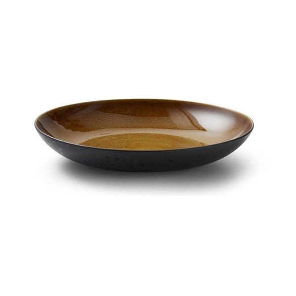 Czarna/w bursztynowym kolorze kamionkowa misa ø 40 cm Gastro Black/Amber – Bitz