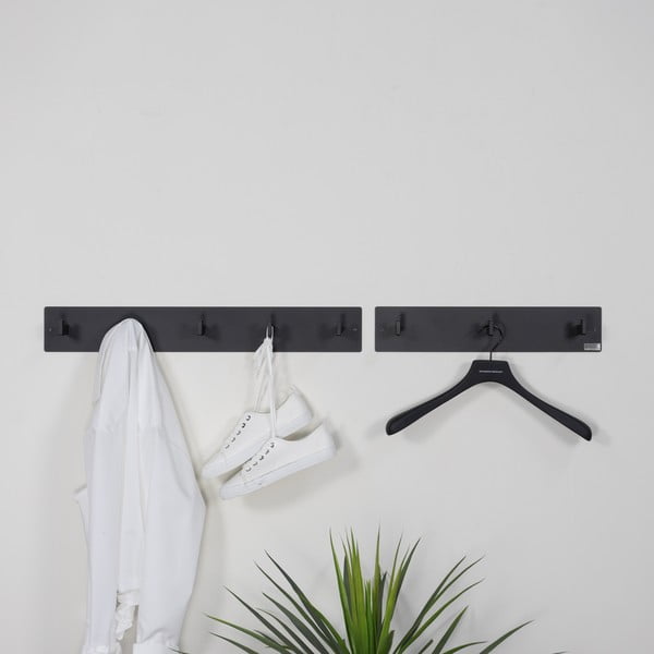 Czarny metalowy wieszak ścienny 50 cm Leatherman – Spinder Design-image-2