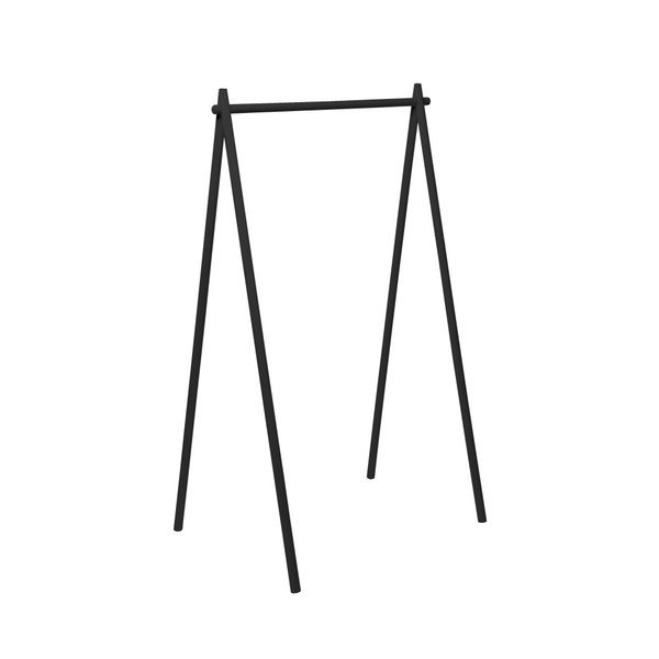 Czarny wieszak na ubrania Really Nice Things Minimal