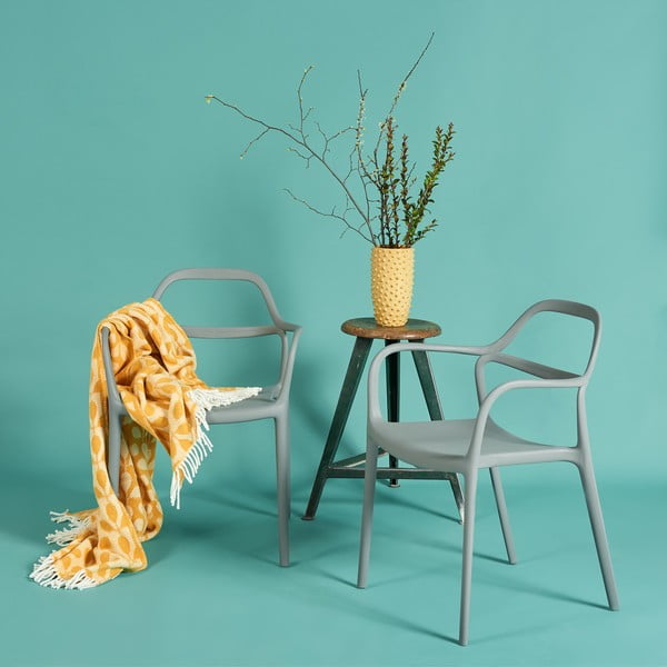 Zestaw 2 szarych krzeseł Bonami Selection Dali Chaur-image-1