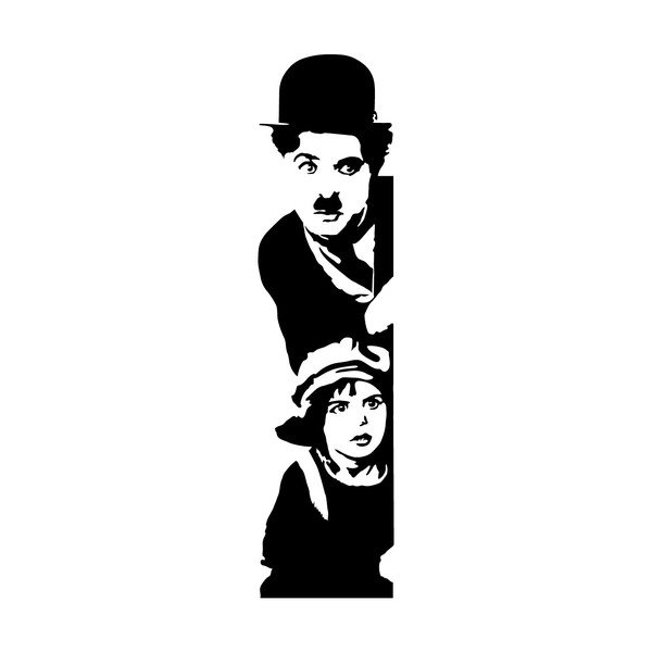 Naklejka Ambiance Charlie Chaplin-image-1