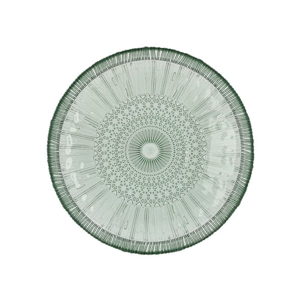 Zielony szklany półmisek ø 30 cm Kusintha – Bitz-image-4