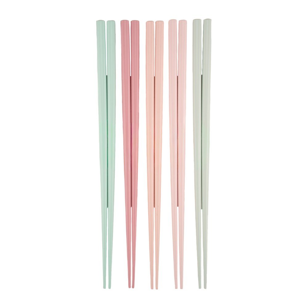Bambusowe sztućce 5 szt. dla 5 osób Pastel – Sass & Belle