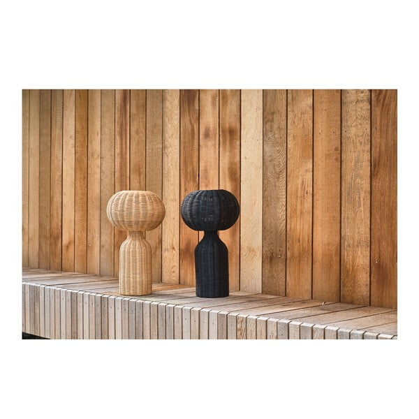 Rattanowa lampa stołowa Vinka – Villa Collection-image-1