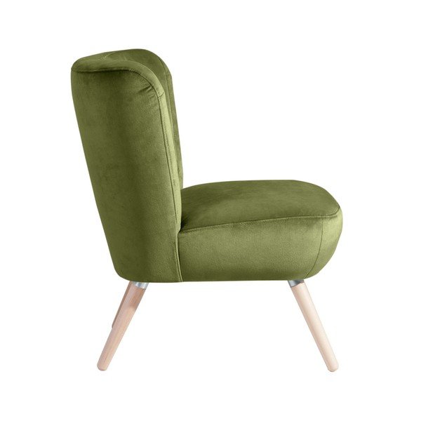Zielony fotel Max Winzer Neele Velvet-image-1