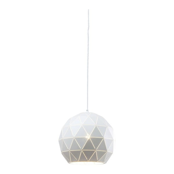 Biała lampa sufitowa Kare Design Triangle,  Ø 30 cm