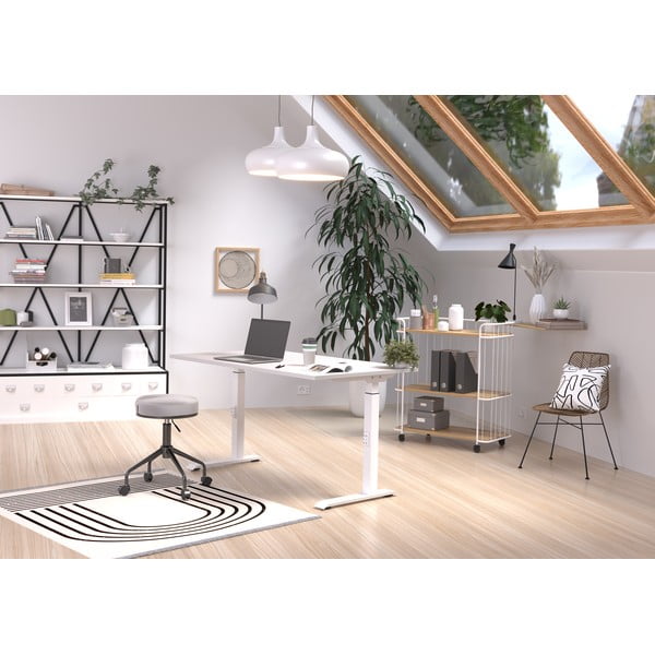Biurko z regulacją wysokości 80x120 cm Downey – Germania-image-1