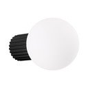 Czarny kinkiet ø 12 cm Orbital – Sollux