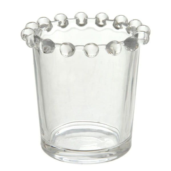 Świecznik Pearl Glass, 7x7 cm
