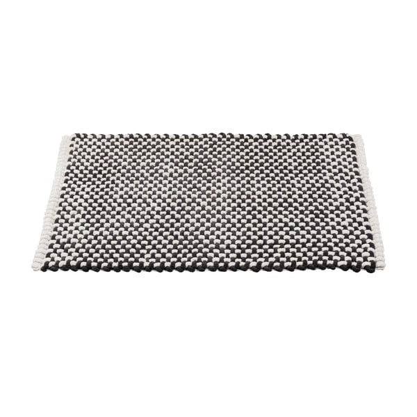 Czarno-biały tekstylny dywanik łazienkowy 50x80 cm Covelo – Wenko-image-2