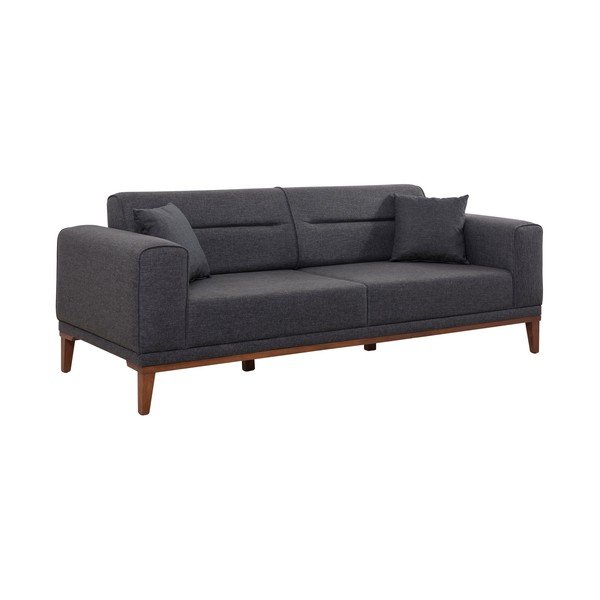 Antracytowa rozkładana sofa 223 cm Liones – Artie-image-2