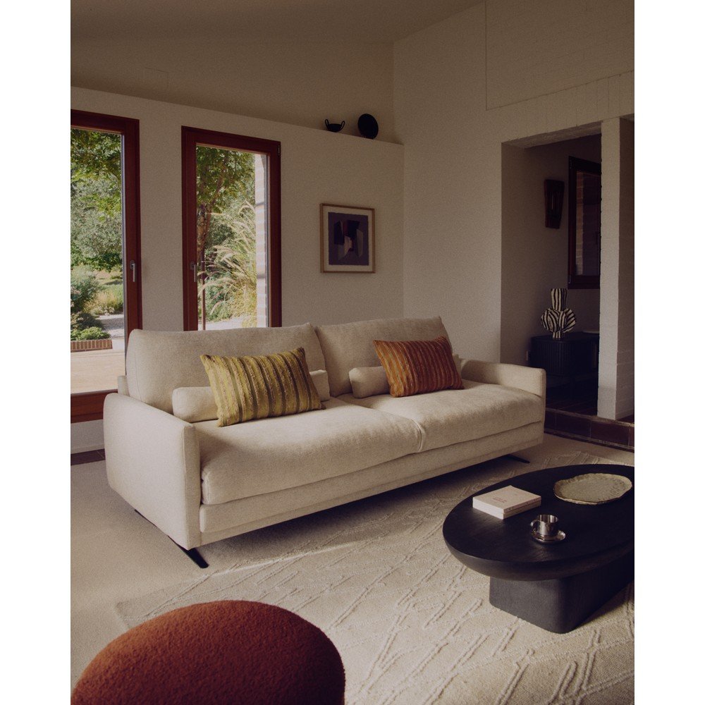 Beżowa sofa z tkaniny szenilowej 240 cm Veliro – Kave Home (zdjęcie 9)
