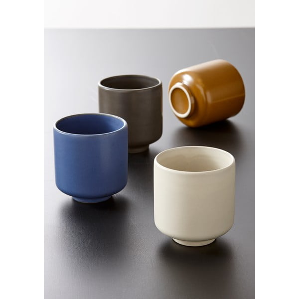 Beżowy kubek z kamionki 250 ml Cafe Kora – Ladelle-image-1