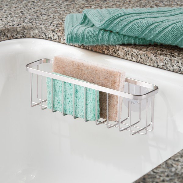 Metalowy samoprzyczepny pojemnik iDesign Gia, 6x20 cm-image-1