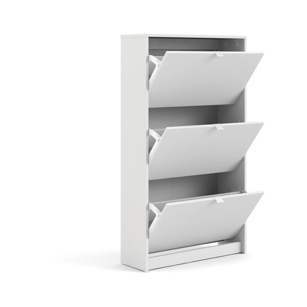Biała uchylna szafka na buty Shoes – Tvilum-image-4