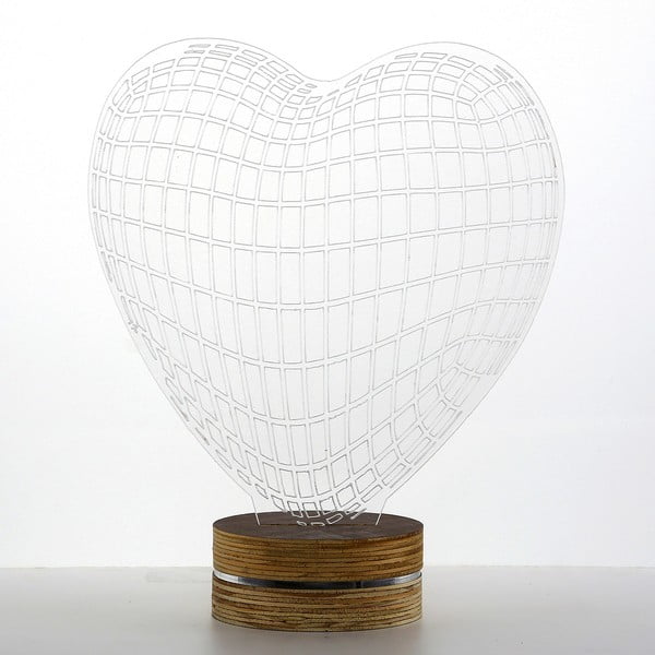 Lampa 3D stołowa Heart-image-2