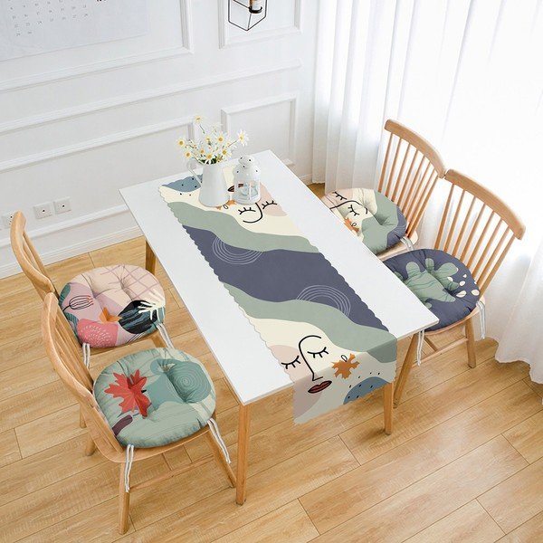 Zestaw 4 poduszek na krzesła i bieżnika 45x140 cm – Mila Home-image-1