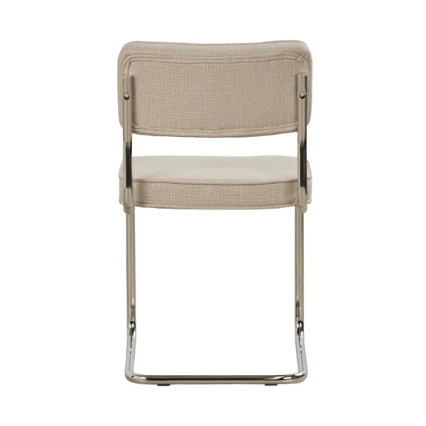 Beżowe tapicerowane krzesło bujane Rupert – Unique Furniture-image-3