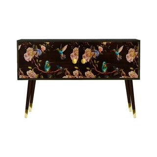 Komoda z litego drewna sosnowego Velvet Atelier Au Cafe Golden Colibri