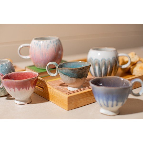 Beżowy kubek ceramiczny Coralie – Sass & Belle-image-3
