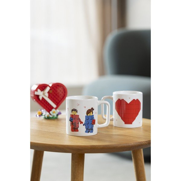 Biały ceramiczny kubek dla dzieci 300 ml Love – LEGO®-image-2