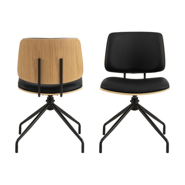 Czarne krzesło Owen – Actona-image-1