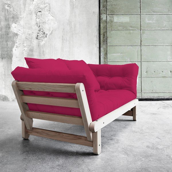 Sofa rozkładana Beat Beech/Pink-image-1