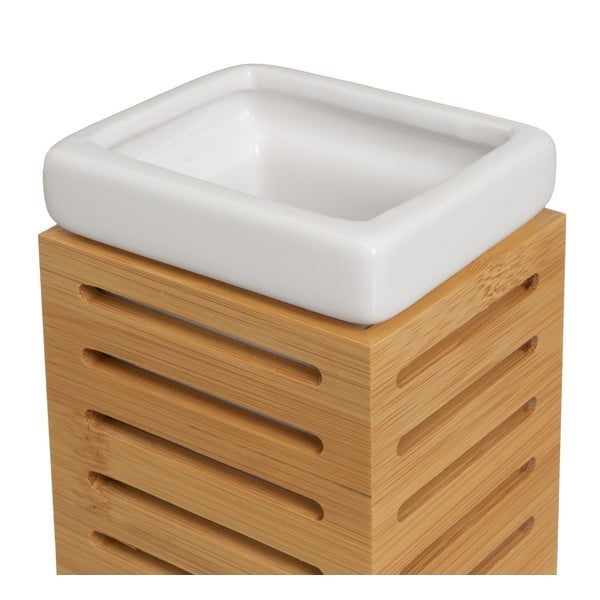 Bambusowy zestaw akcesoriów łazienkowych – Casa Selección-image-2