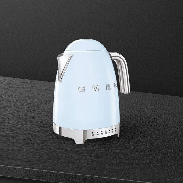 Jasnoniebieski czajnik elektryczny ze stali nierdzewnej 1,7 l Retro Style – SMEG-image-3