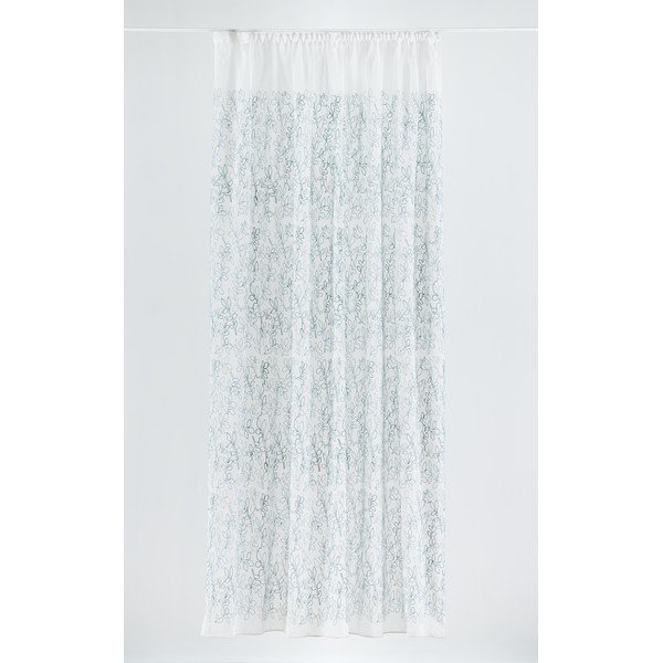 Biało-niebieska firanka 300x260 cm Urma – Mendola Fabrics-image-3
