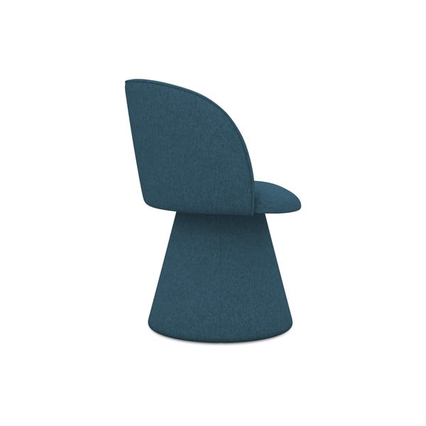 Niebieski tapicerowany fotel jadalniany Maia – Makamii-image-2