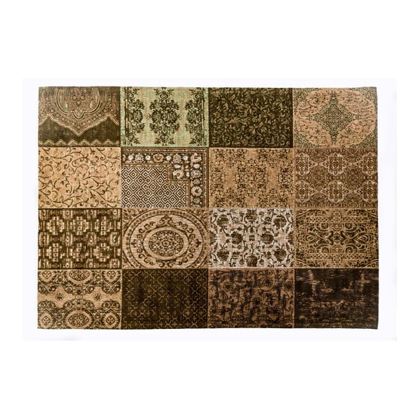 Brązowy dywan z bawełny Cotex Colorado, 140x200 cm