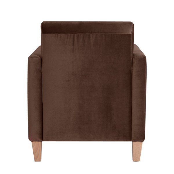 Brązowy fotel Max Winzer Milla Velvet-image-4
