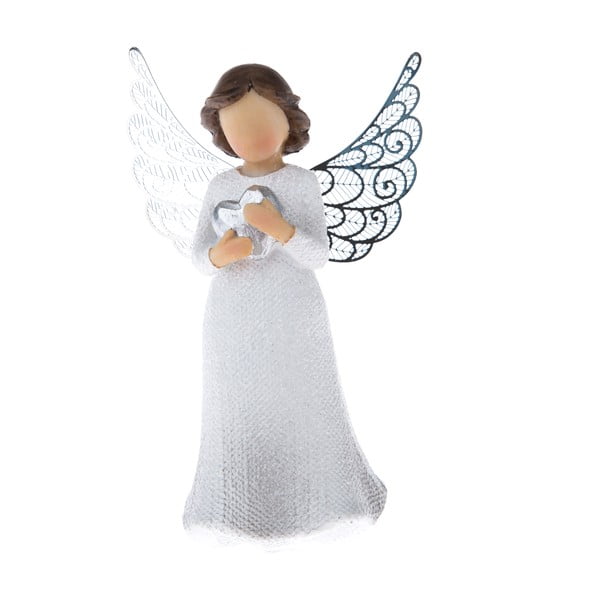Figurka anioła z sercem Dakls, wys. 12 cm