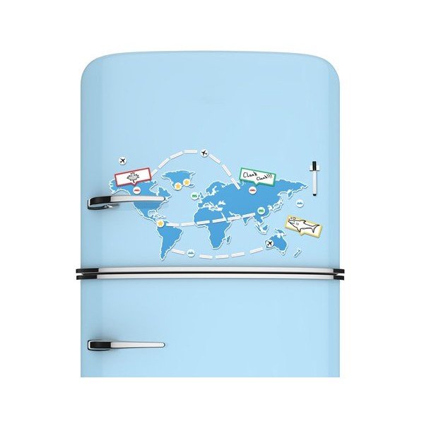 Magnetyczna mapa świata Luckies of London-image-1