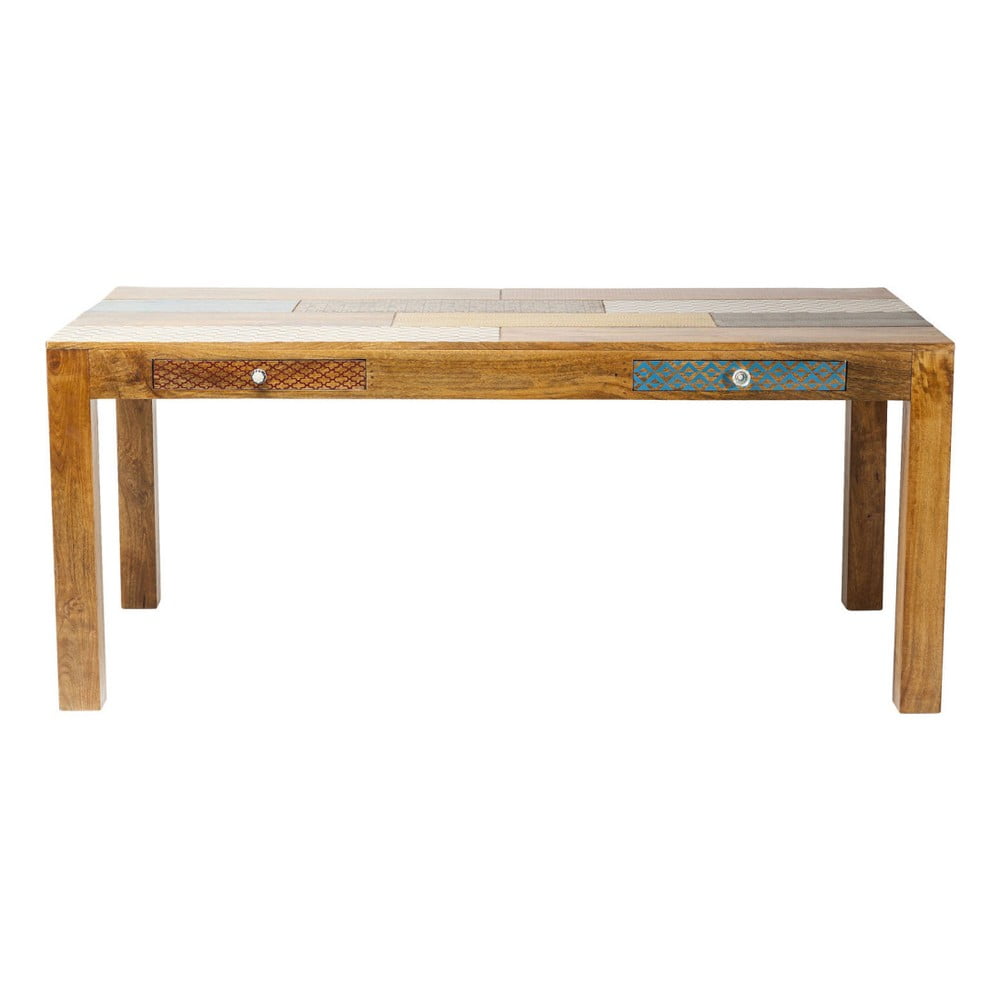 Stół do jadalni z drewna mangowego Kare Design Soleil, 180x90 cm