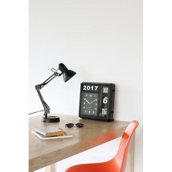 Czarna lampa stołowa Leitmotiv Hobby, ø 12,5 cm-image-1