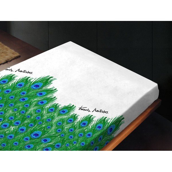 Prześcieradło Peacock Unico, 180x260 cm