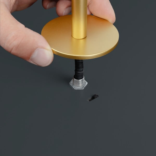 Antracytowa metalowa lampa wisząca LED ze ściemniaczem i metalowym kloszem ø 31 cm Asteria Plus – UMAGE-image-4