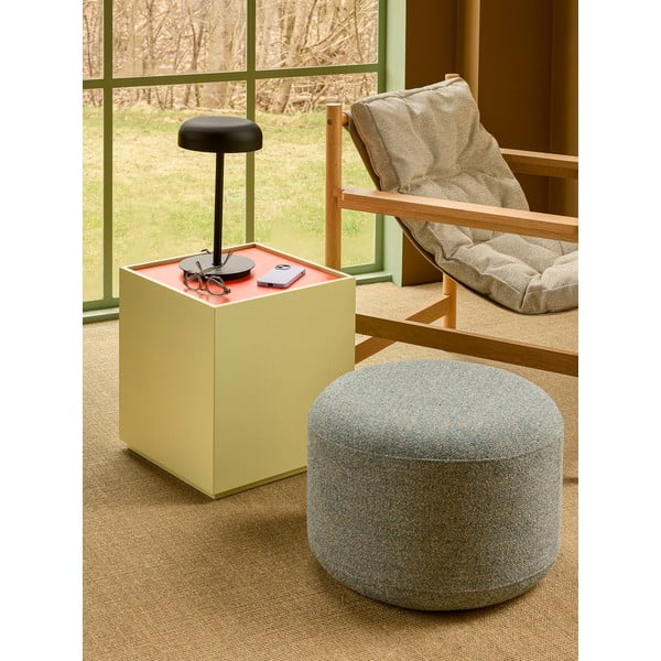 Szary puf Marshmellow – Hübsch-image-1