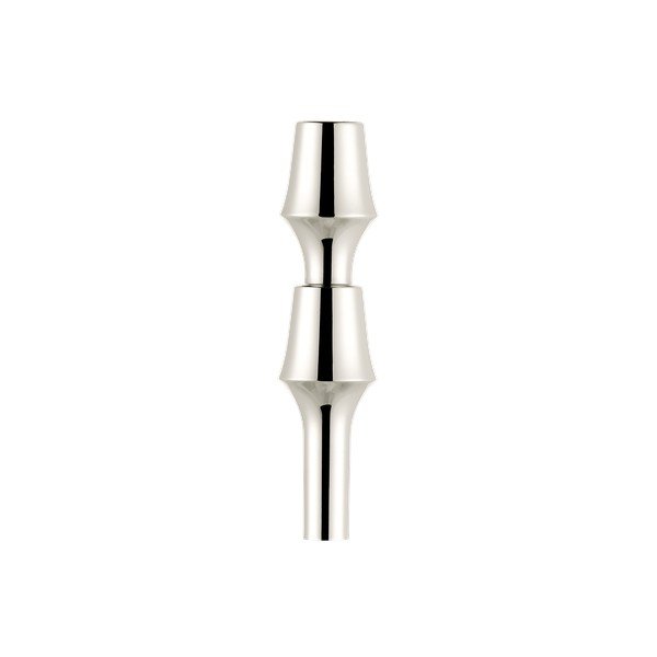 Metalowy wazon w kolorze srebra z połyskiem (wysokość 11 cm) BMF – STOFF Nagel