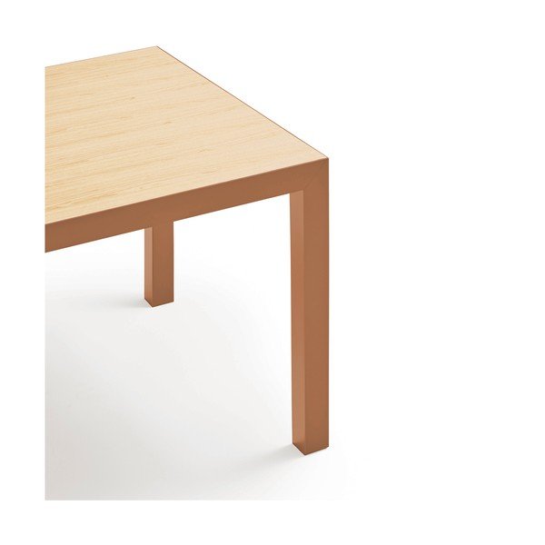 Stół z blatem z drewna dębowego 75x180 cm Alma – Teulat-image-3