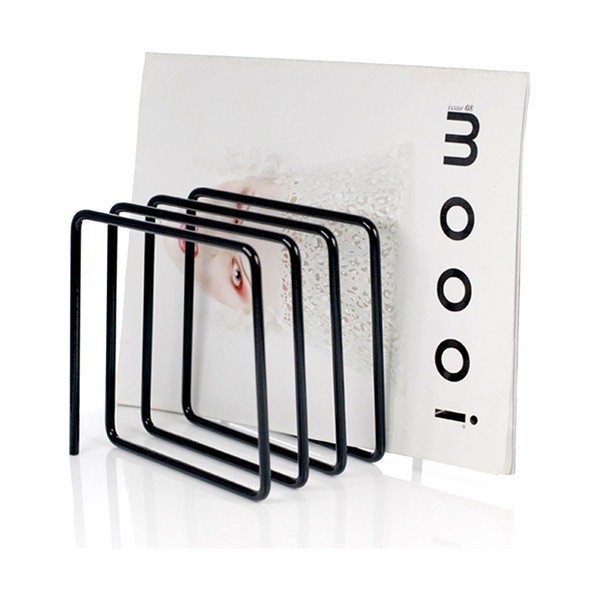 Czarny gazetnik Magazine Rack-image-4