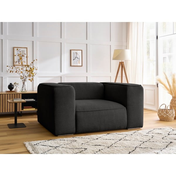 Czarny fotel Zephyr – Bobochic Paris-image-1