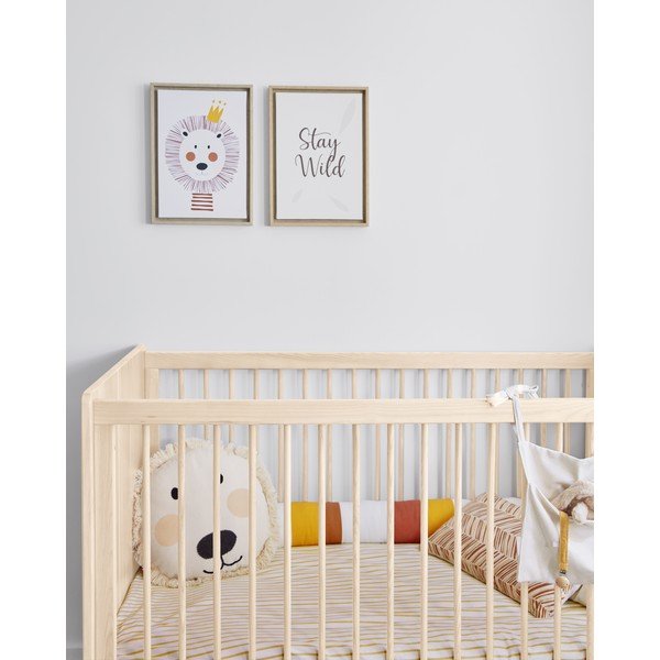 Beżowa bawełniana poszewka na poduszkę dziecięcą Kave Home Uriana, ø 45 cm-image-2