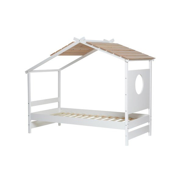 Białe łóżko dziecięce Marckeric Nayah, 90x190 cm-image-3