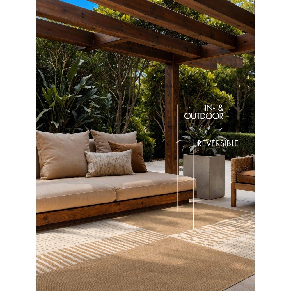 Kremowo-naturalny dywan odpowiedni na zewnątrz 200x300 cm Haringey Acacia – Ted Baker (zdjęcie 11)
