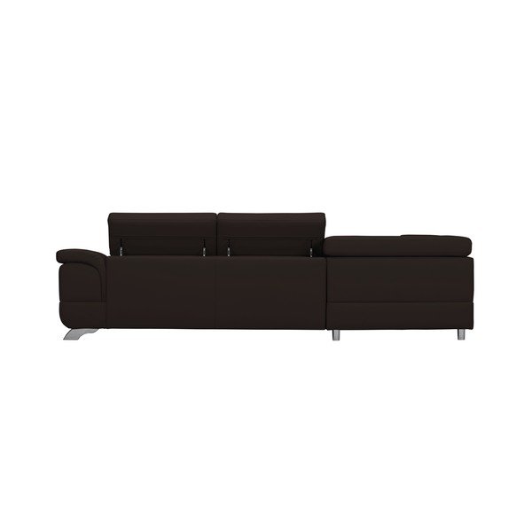 Ciemnobrązowy rozkładany narożnik lewostronny Windsor & Co Sofas Gamma-image-2
