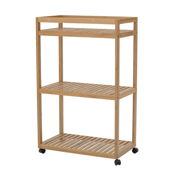 Bambusowy regał na kółkach 55x85 cm Aden − Bloomingville-image-1